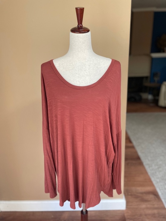 Old Navy Tops - Old Navy Womens‎ Luxe Scoop Neck Tunic Top 2XL XXL Long Sleeves Stretchy Soft